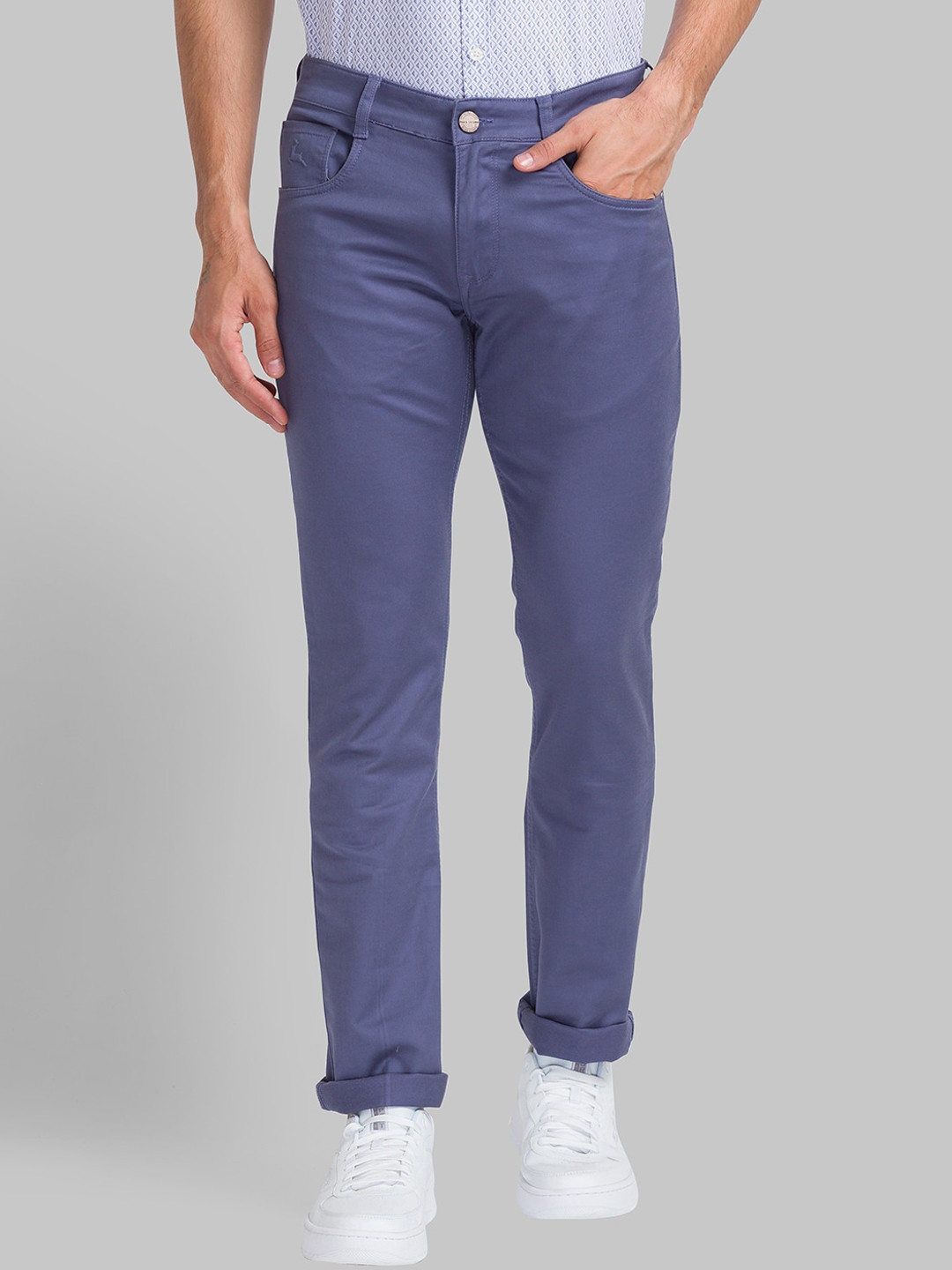 

Parx Men Slim Fit Mid-Rise Jeans, Purple