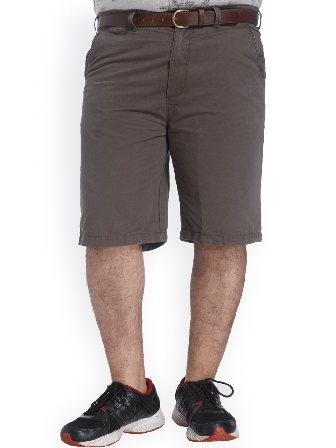 

aLL Plus Size Men Regular Shorts, Brown