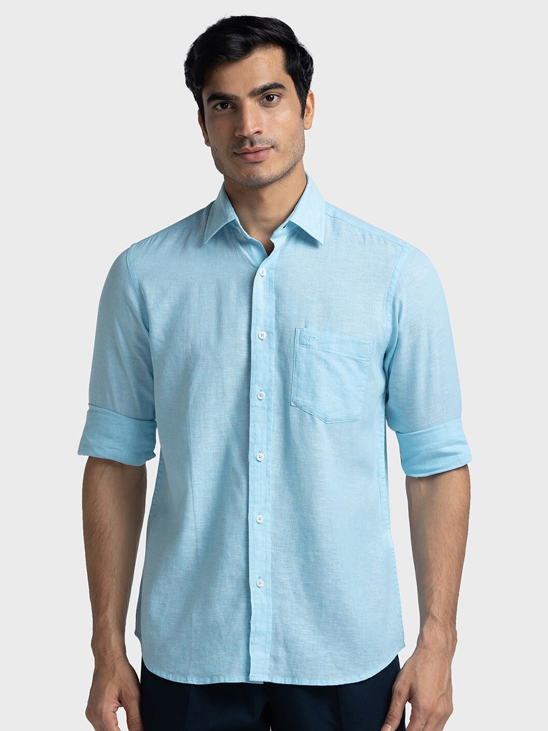 

ColorPlus Long Sleeves Tailored Fit Casual Shirt, Blue