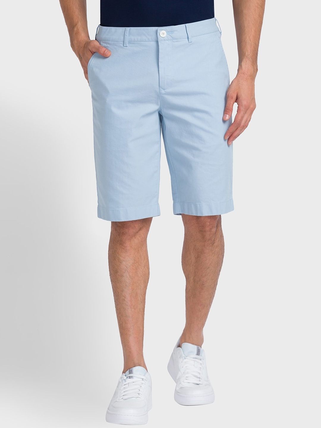 

ColorPlus Men Mid-Rise Chino Shorts, Blue