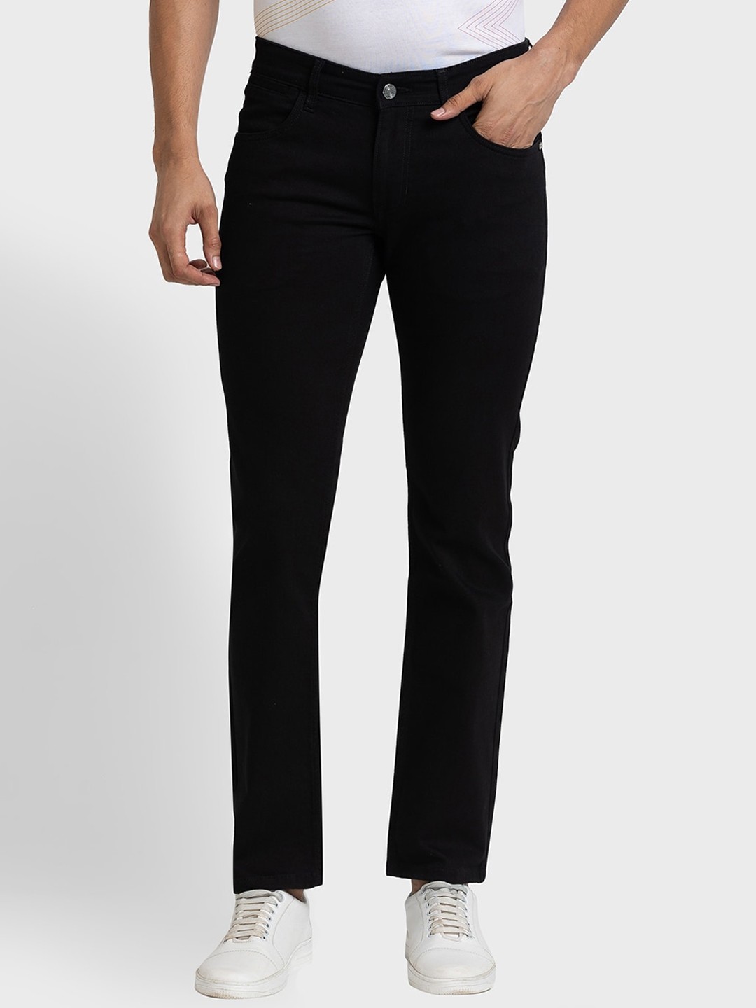 

ColorPlus Men Tapered Fit Jeans, Black