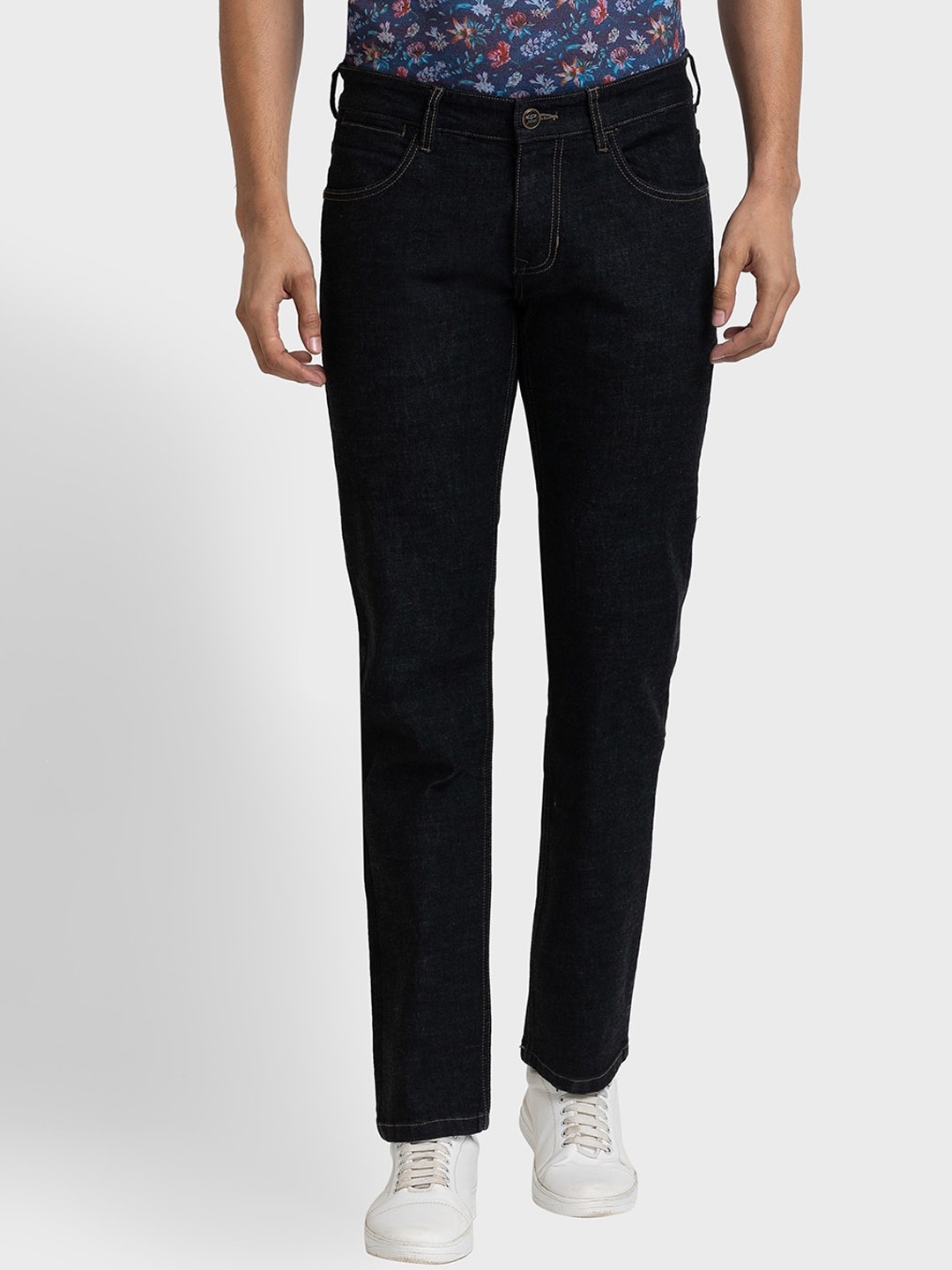 

ColorPlus Men Tapered Fit Jeans, Black