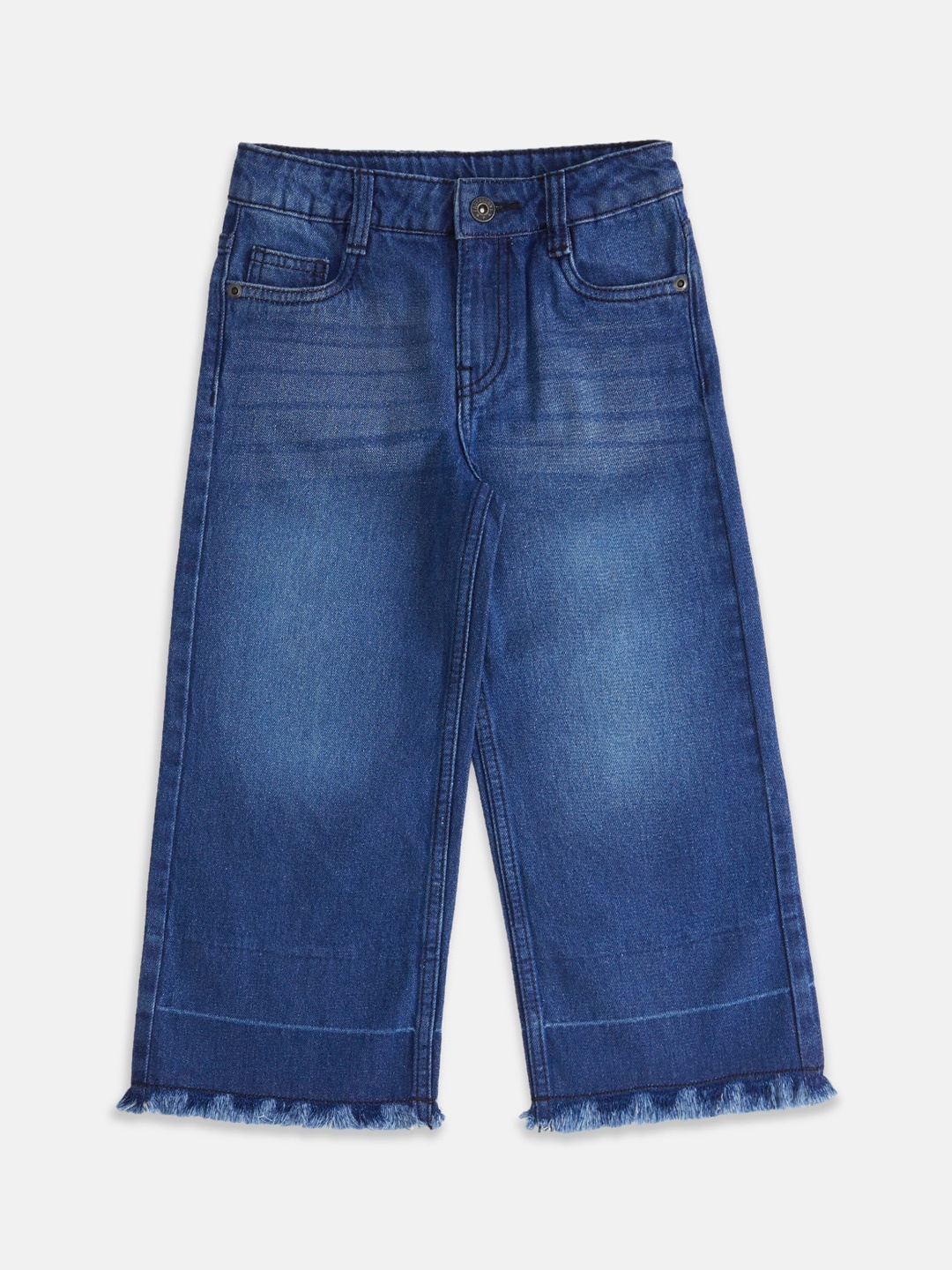 

Pantaloons Junior Girls Blue Regular Fit Light Fade Jeans