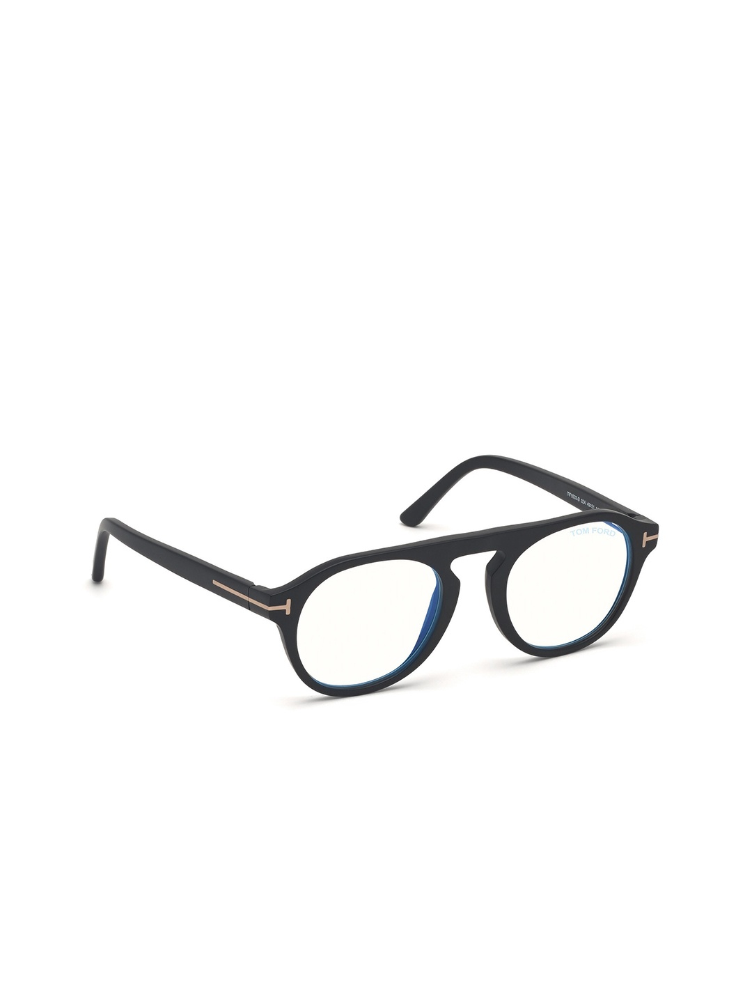 

Tom Ford Men Full Rim Round Frames FT5533-B_02A, Transparent