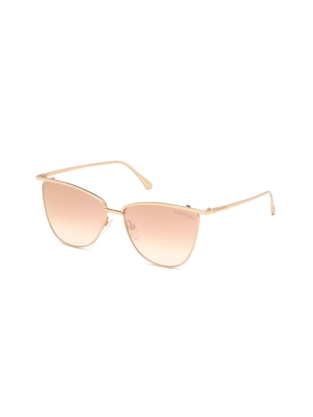 

Tom Ford Women Butterfly Sunglasses with UV Protected Lens FT0684_33T, Red