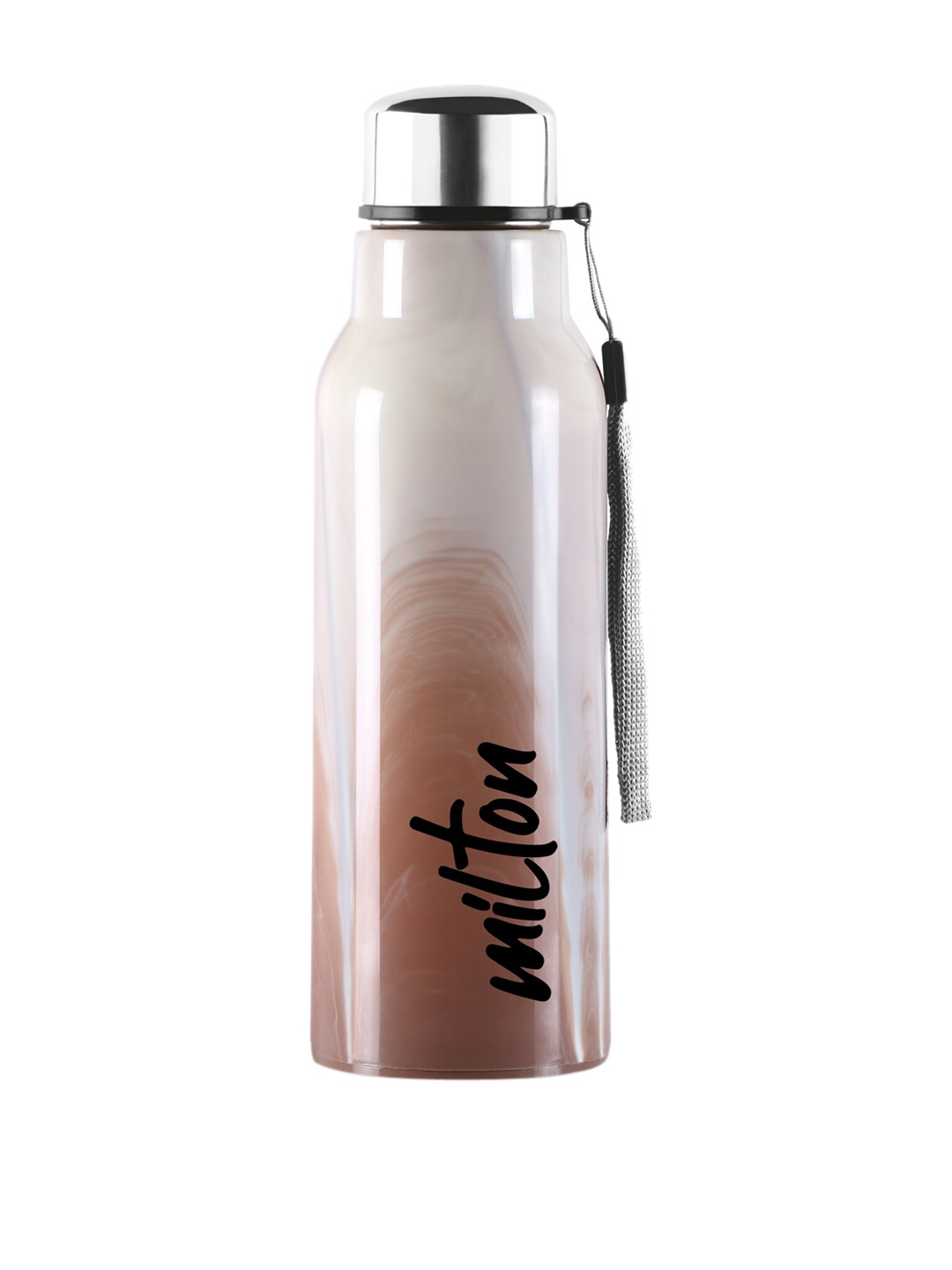 

Milton Steel Marble 900 Leak Proof Insulated Inner Steel Outer Plastic Water Bottle 630ml, Brown