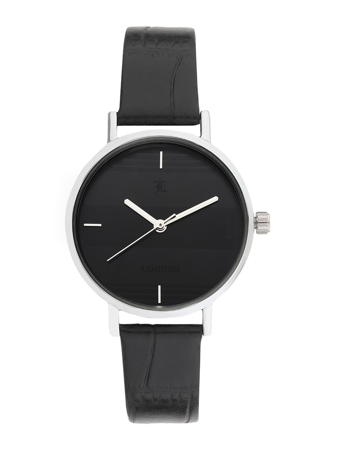 

LOGUES Women Leather Straps Analogue Watch L 5083 SL-03, Black