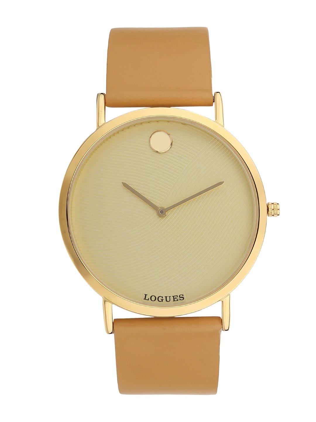 

LOGUES Men Leather Straps Analogue Watch G 1466 YL-43, Brown