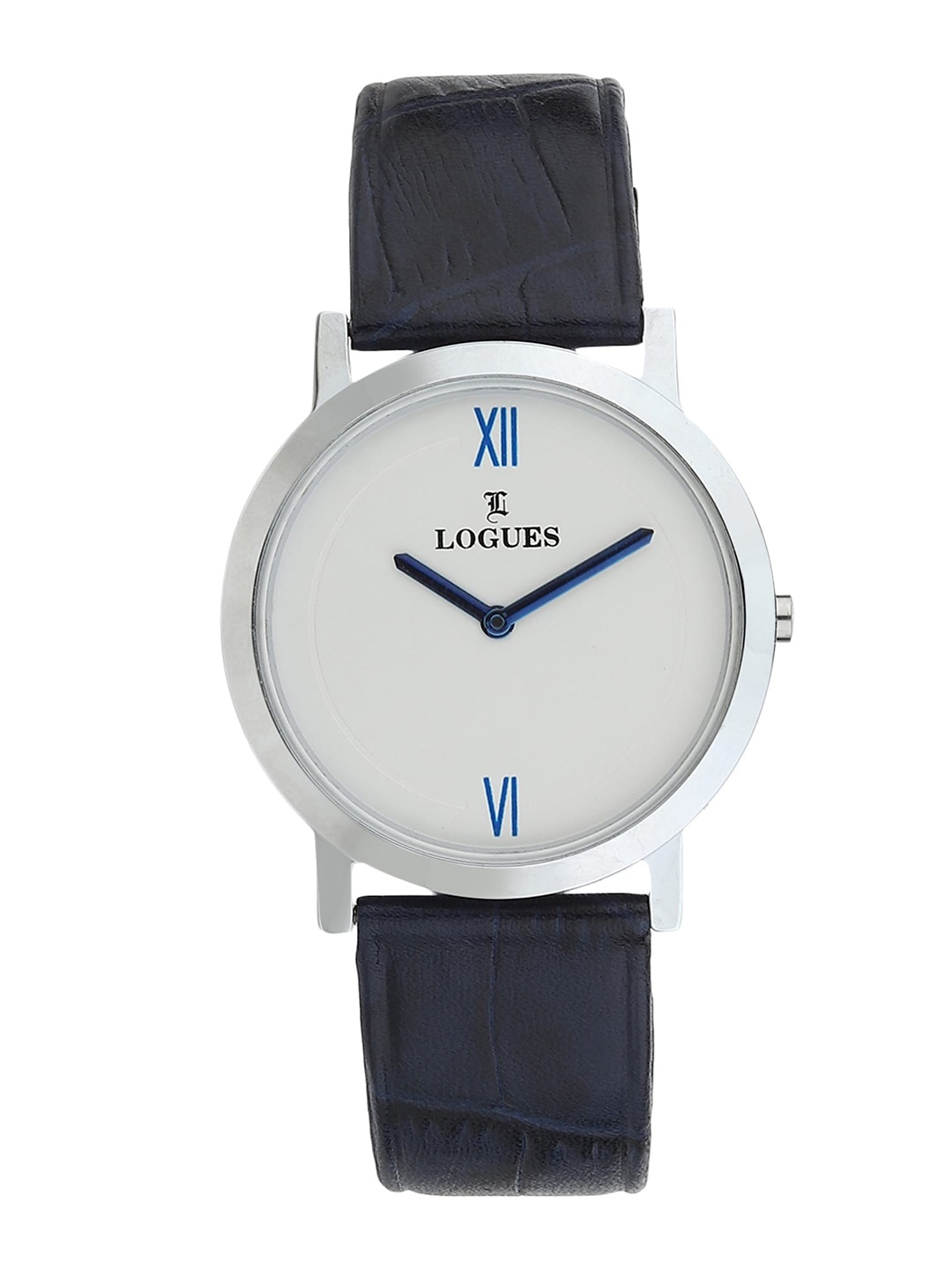 

LOGUES Men Leather Straps Analogue Watch G 1480 SL-37, Black