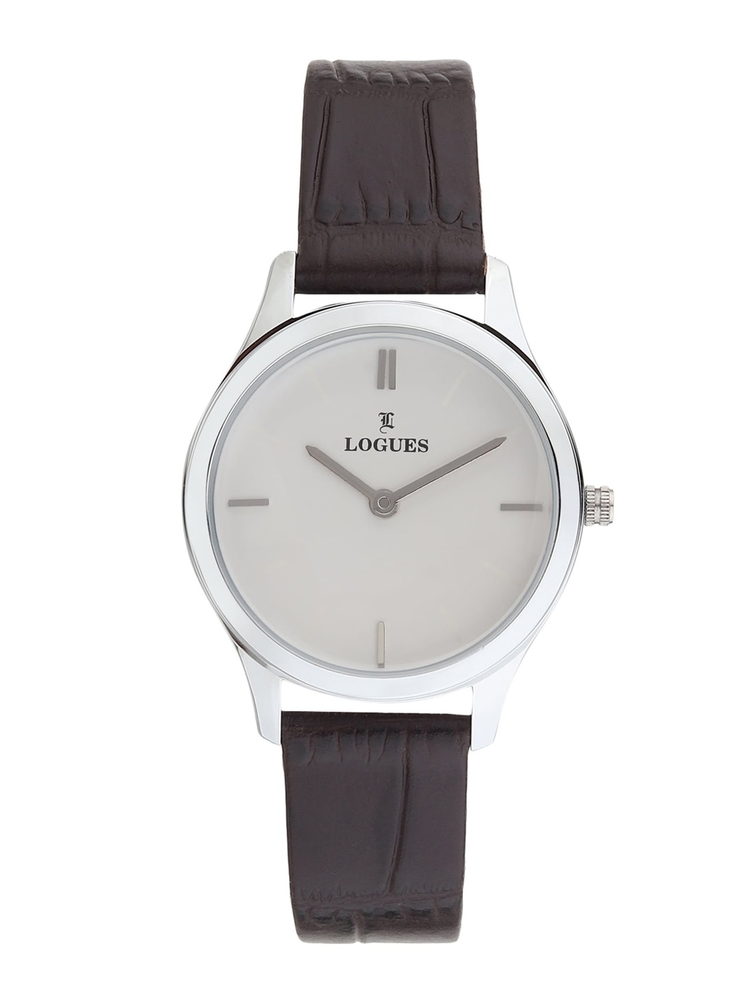 

LOGUES Women Leather Straps Analogue Watch L 1476 SL-02, Black