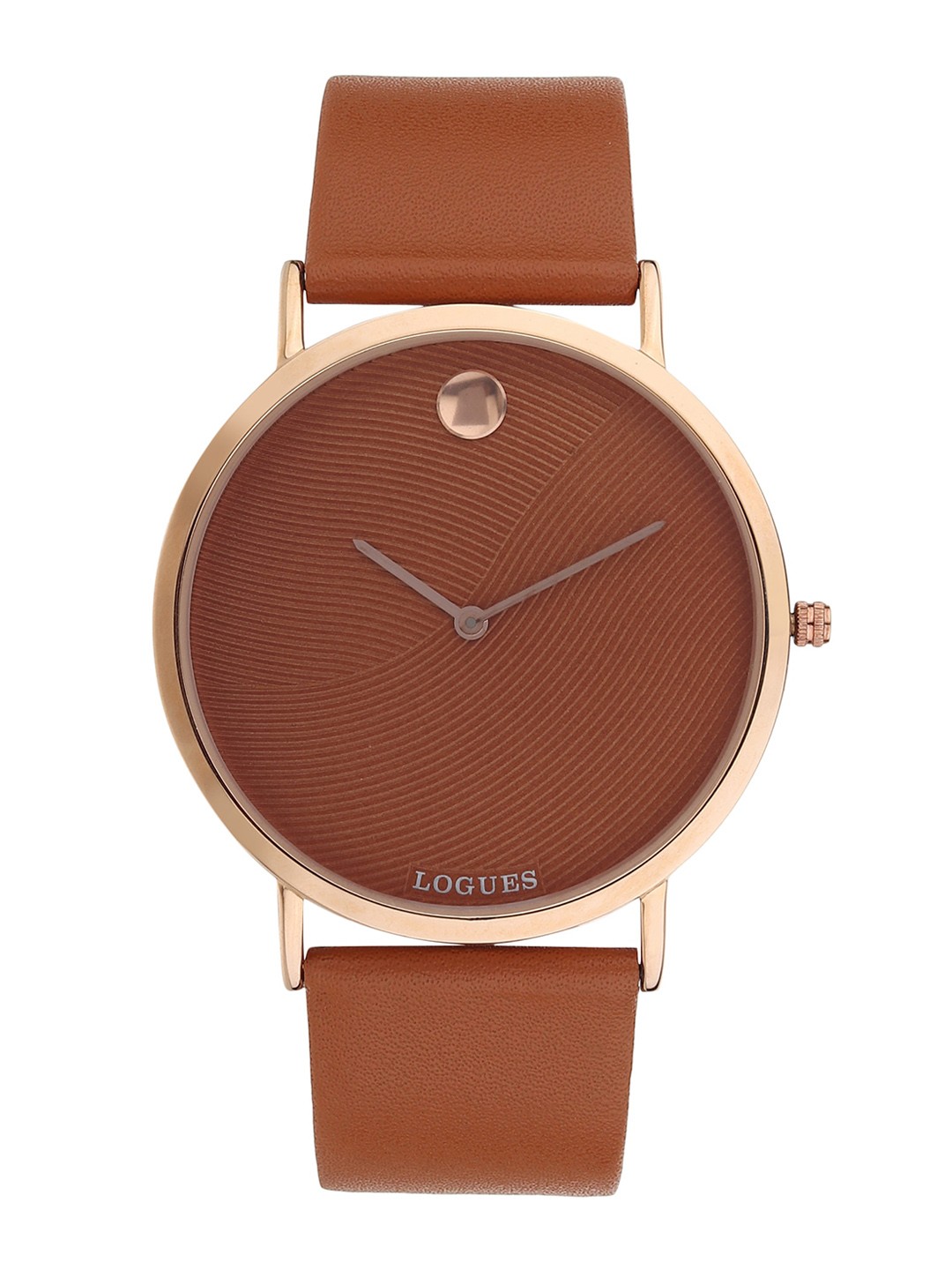 

LOGUES Men Dial & Leather Straps Analogue Watch G 1466 WL-61, Brown