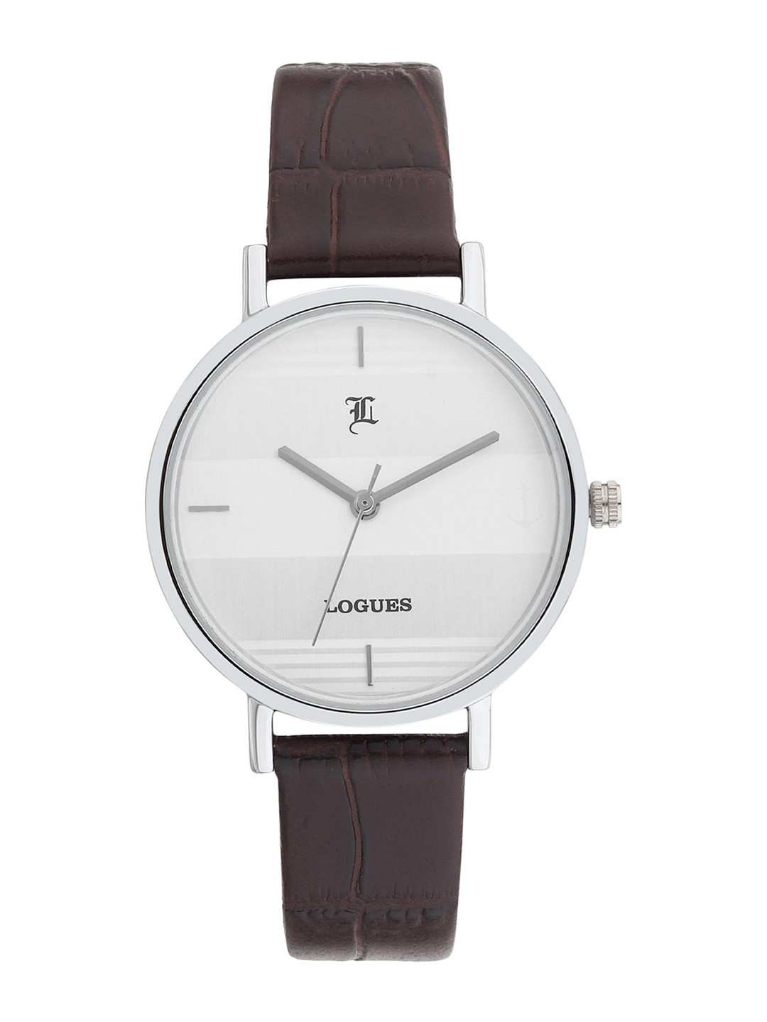 

LOGUES Women Leather Straps Analogue Watch L 5083 SL-02, Brown