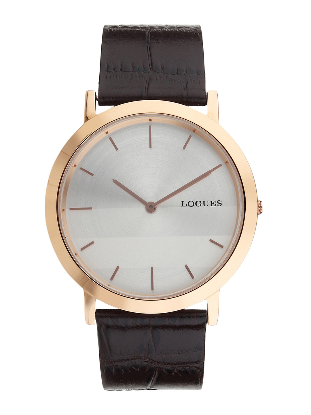 

LOGUES Men Embellished Dial & Leather Wrap Around Straps Analogue Watch G 1482 WL-02, Black