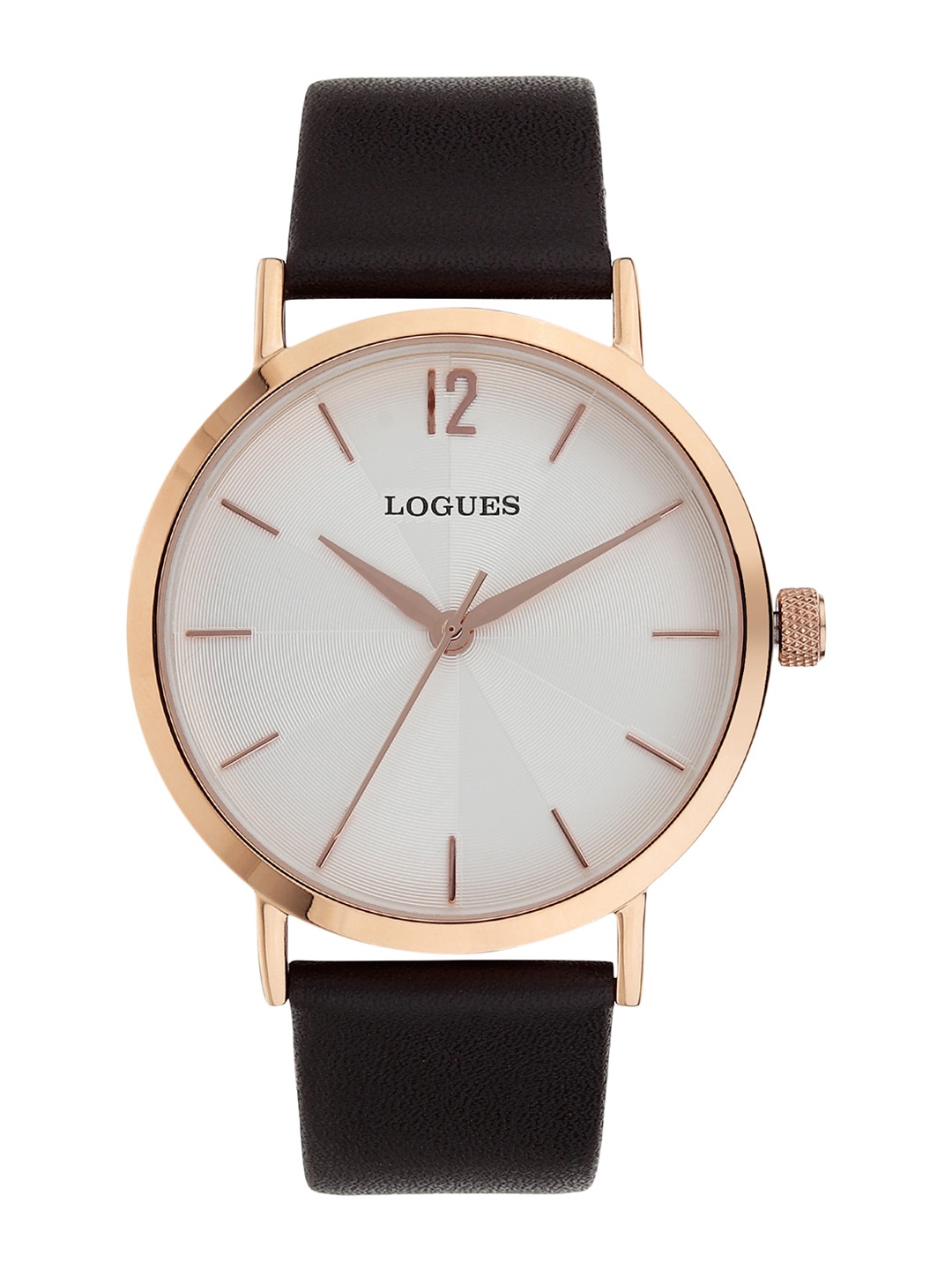 

LOGUES Men Leather Straps Analogue Watch G 4129 WL-02, Black