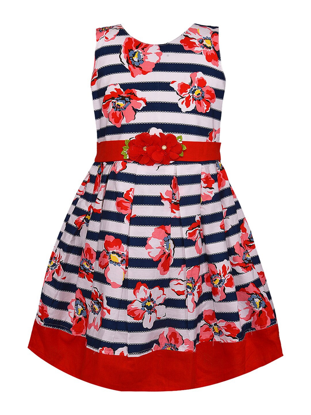 

Wish Karo Girls Floral Print A-Line Dress, Red