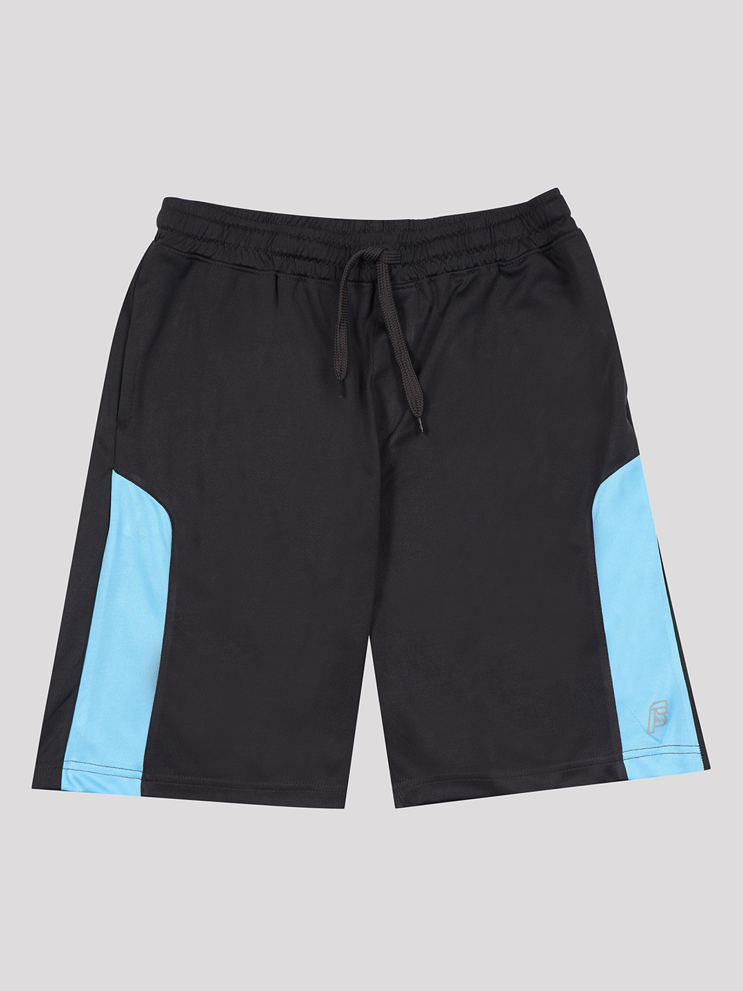 

F&S Boys Rapid-Dry Loose Fit High-Rise Outdoor Shorts, Black