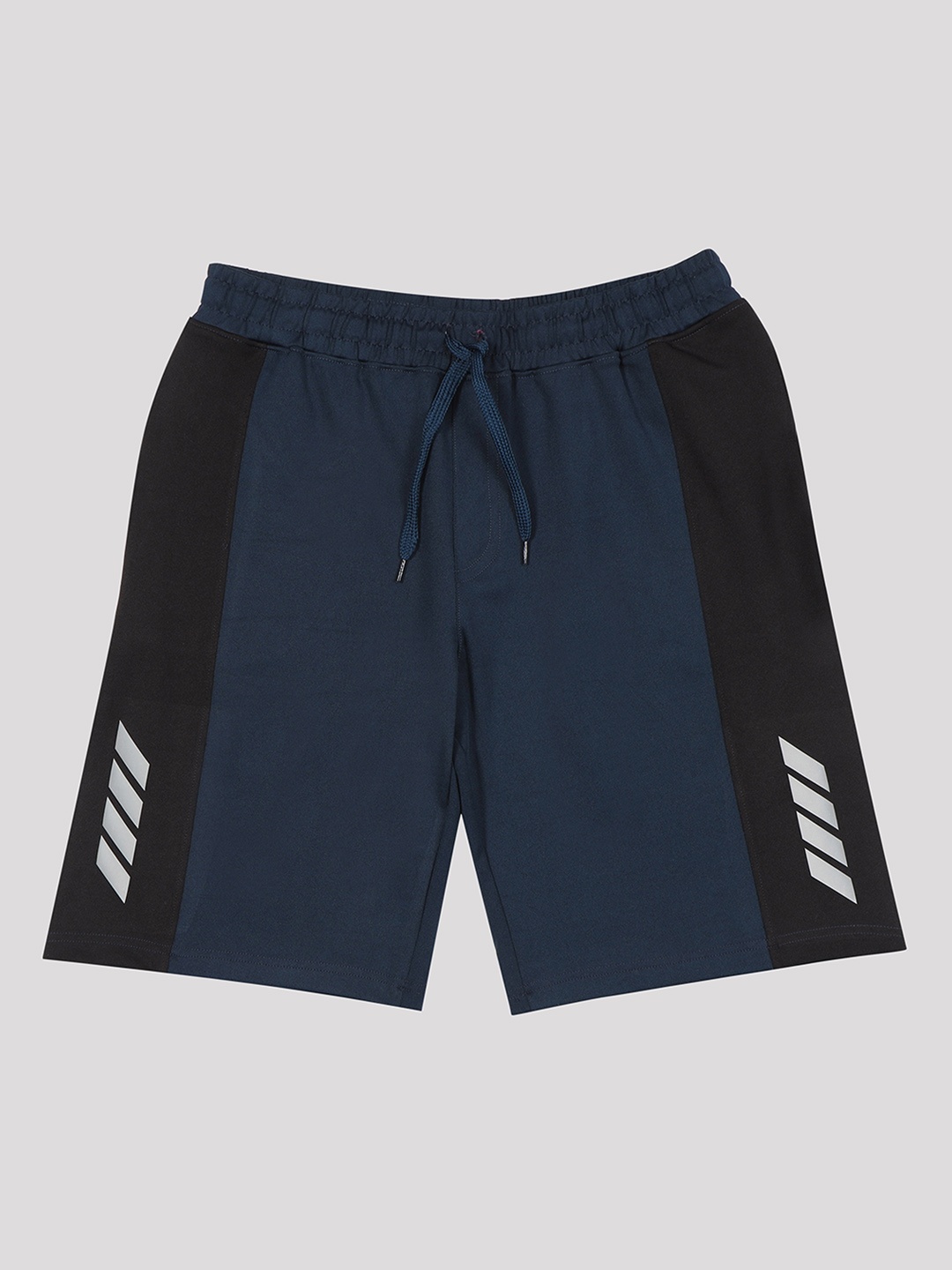 

F&S Boys Loose Fit High-Rise Rapid Dry Sports Shorts, Navy blue