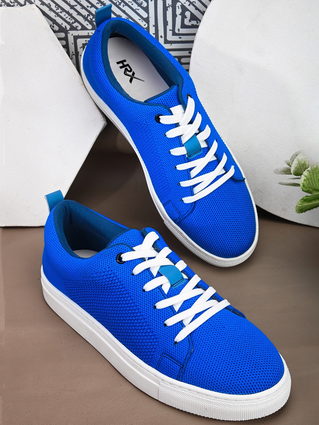 

HRX by Hrithik Roshan Women Woven Design Lightweight Sneakers, Blue