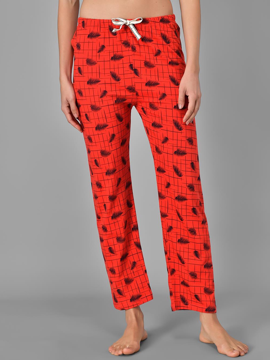

Kotty Women printed Cotton Low Rise Lounge Pants, Multi