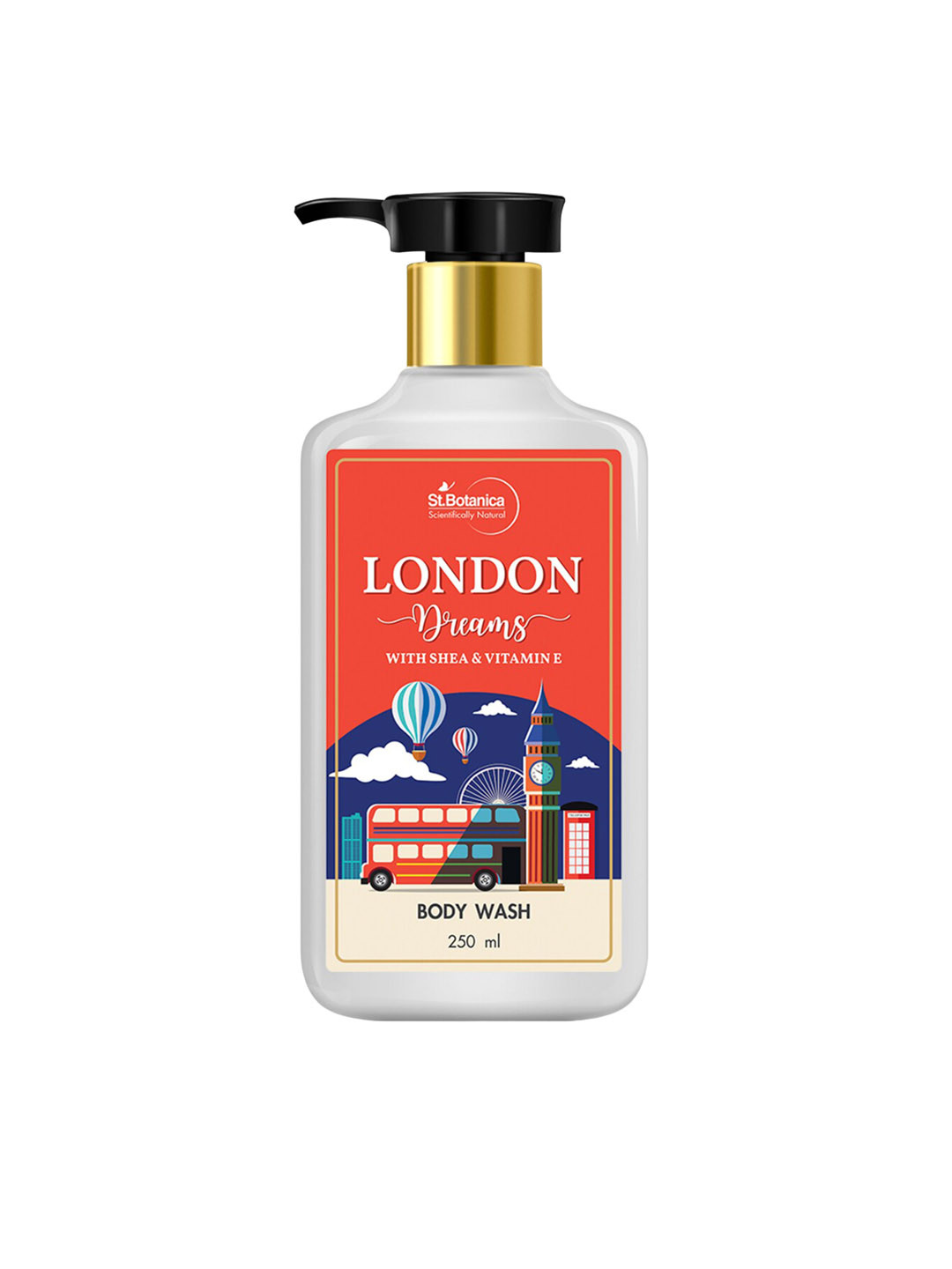 

St.Botanica London Dreams Body Wash With Shea & Vitamin E - 250 ml, Blue