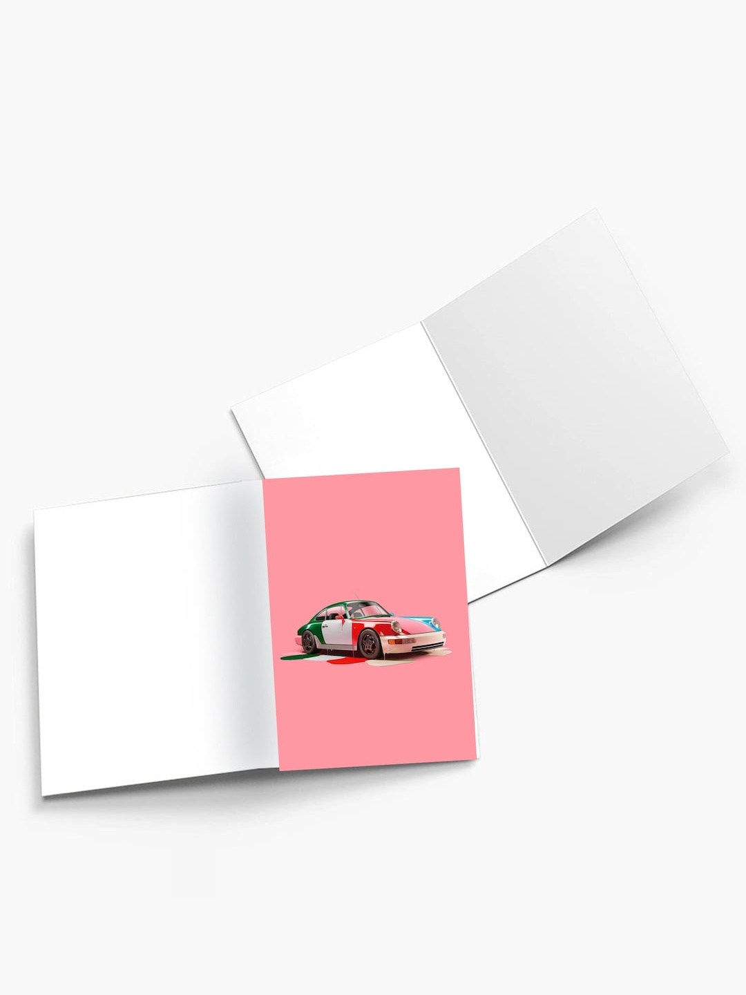 

Expressions Set of 8 Cars Theme Printed Notecards With Envelopes, White