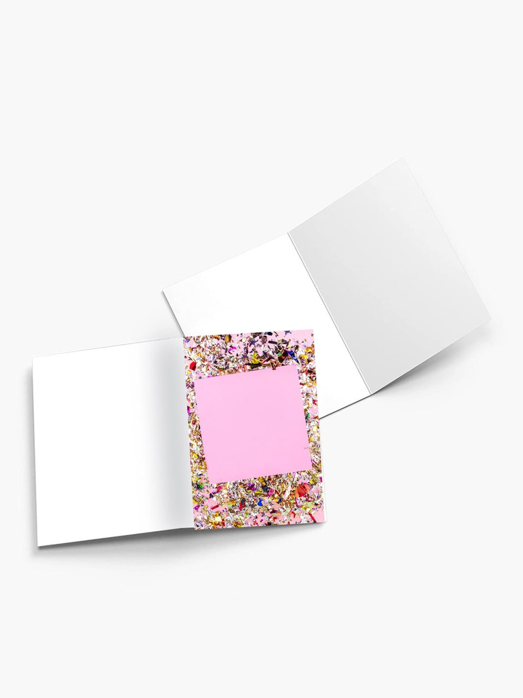 

K&U Set of 8 Party Theme Printed Notecards With Envelopes, Green