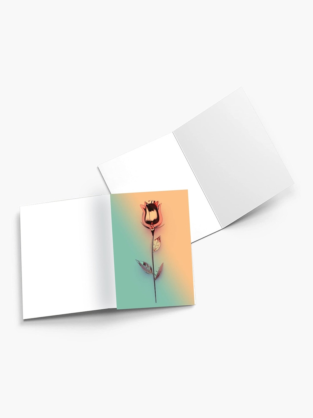 

K&U Set Of 8 Printed Notecards With Envelopes, Purple
