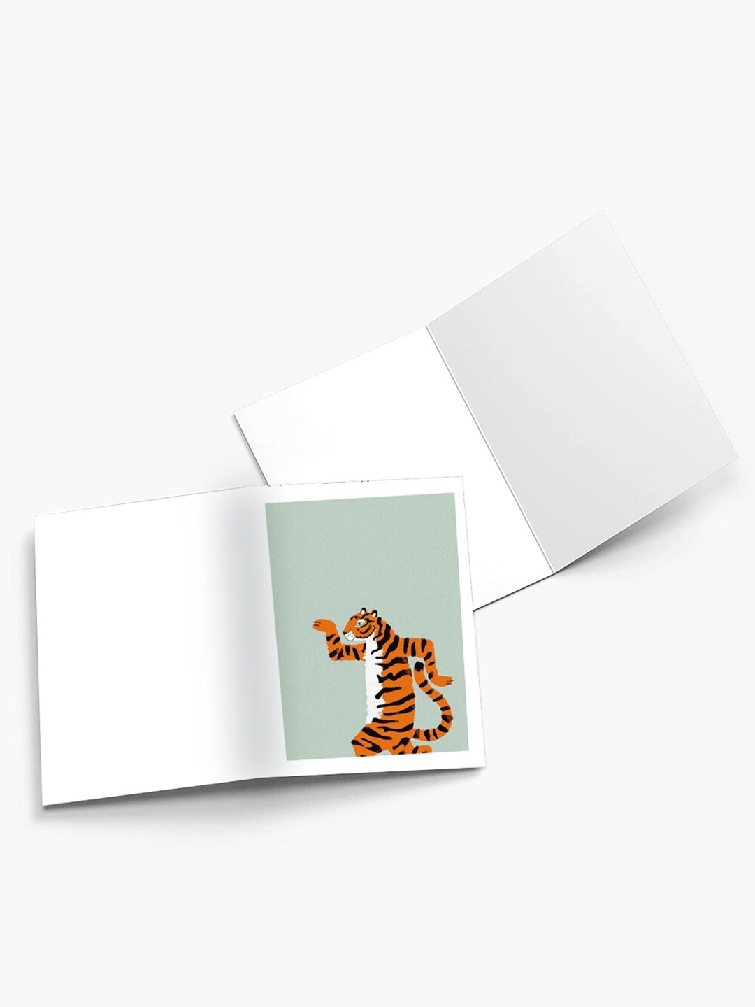 

K&U Set Of 8 Printed Notecards With Envelopes, Grey