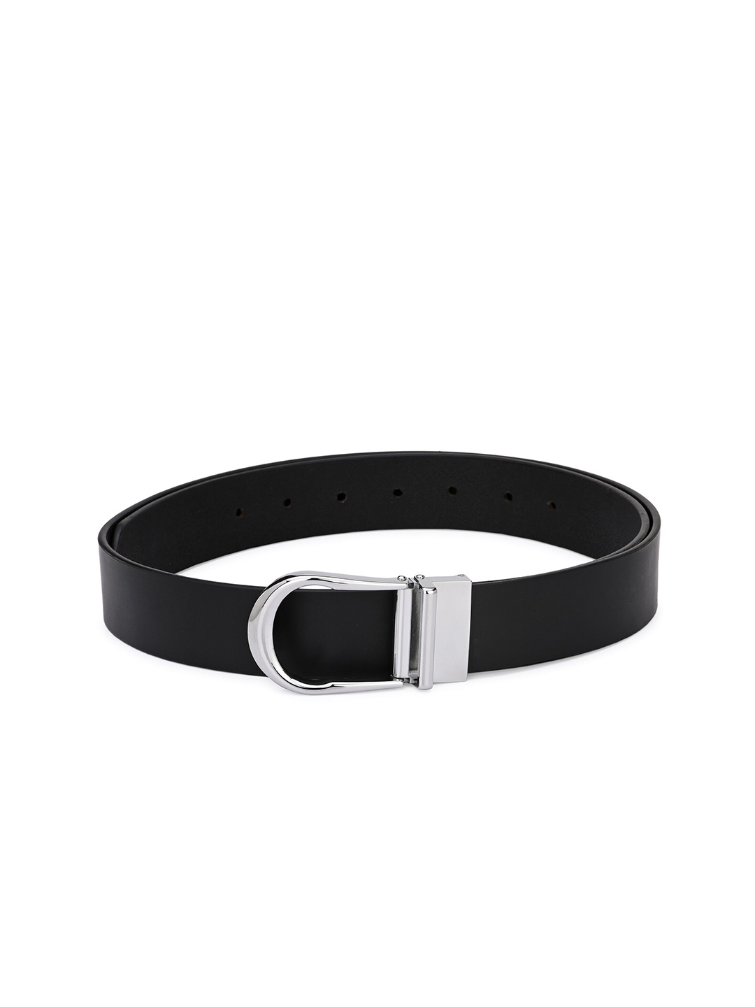 

Pacific Gold Men Tang Leather Formal Belt, Black