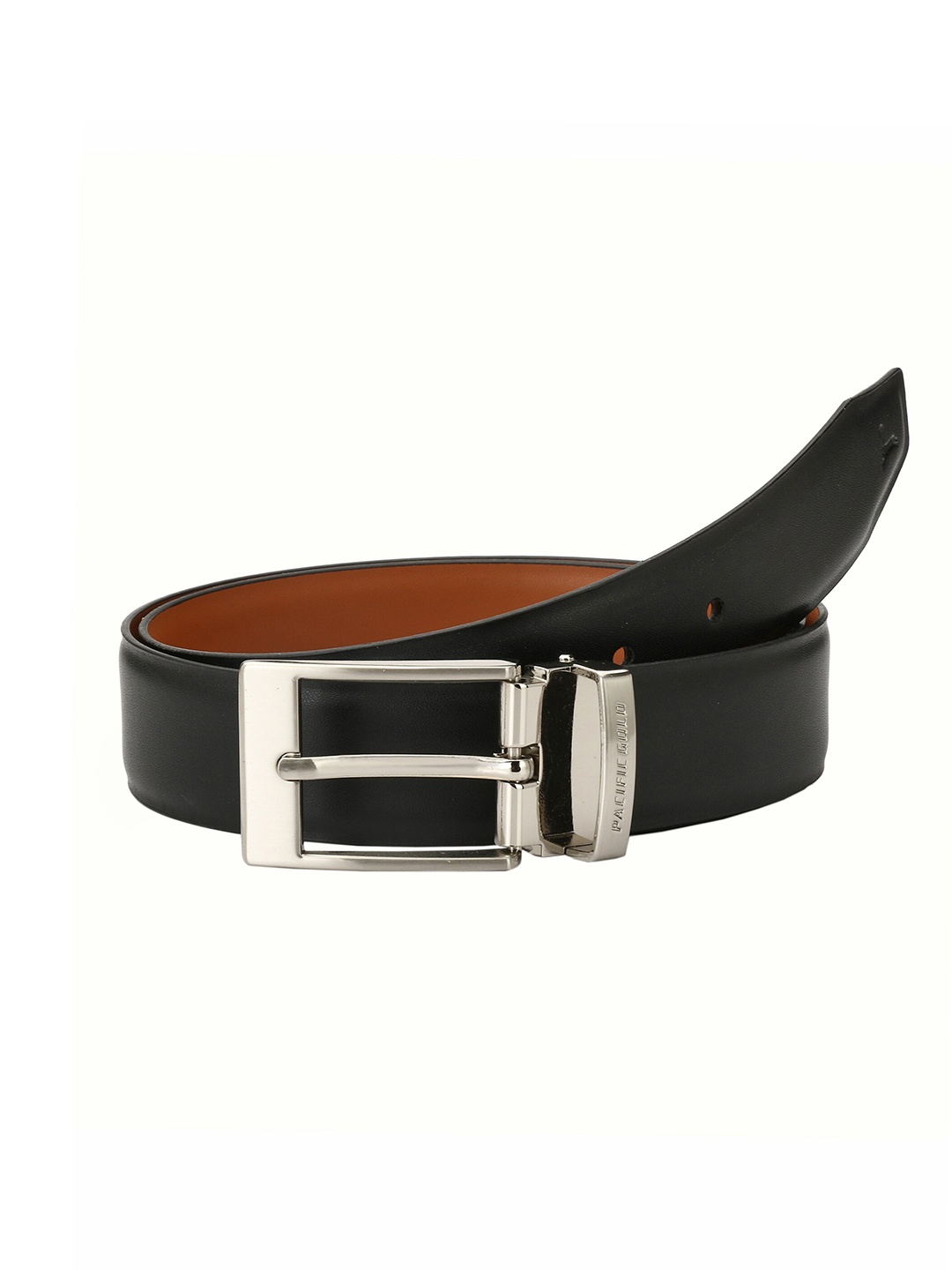 

Pacific Gold Men Reversible Tang Formal Belt, Black