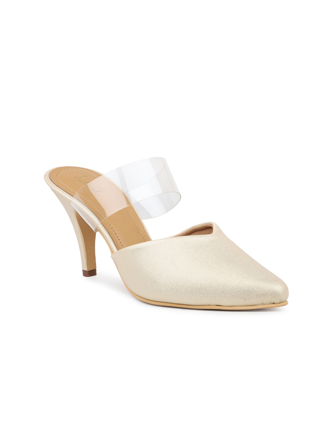 

Inc 5 Pointed Toe Slim Heels, Gold