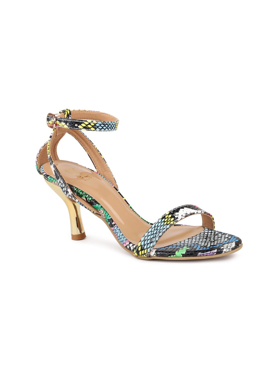 

Inc 5 Animal Printed Slim Heels, Green