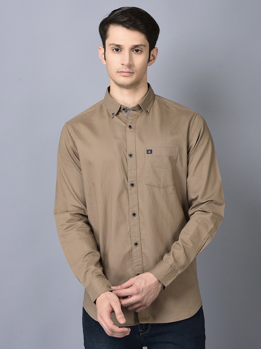 

CANOE Men Beige Smart Opaque Casual Shirt