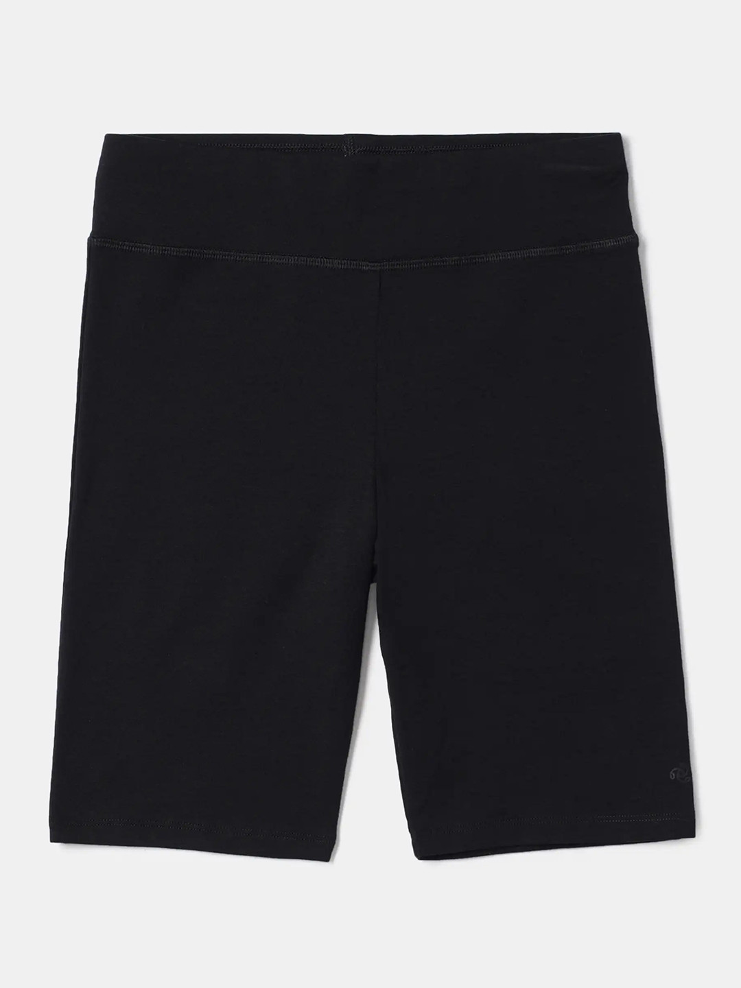 

Jockey Girls Slim Fit Cotton Sports Shorts, Black