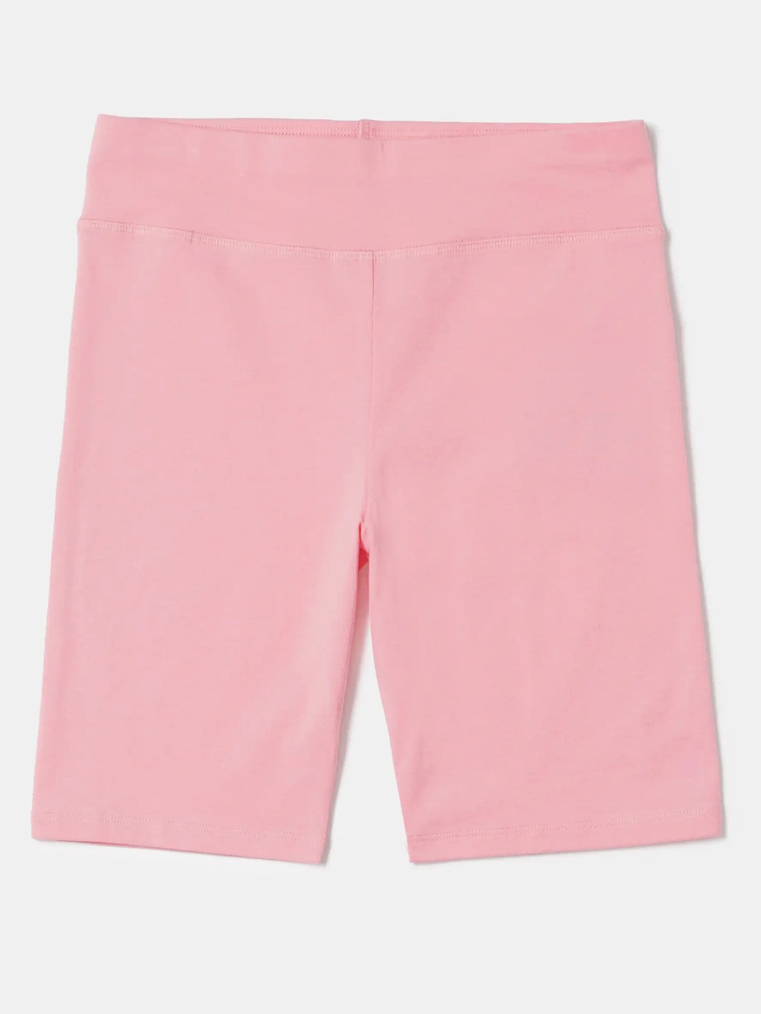 

Jockey Girls Super Combed Cotton Slim Fit Solid Cycling Shorts-AG77, Pink