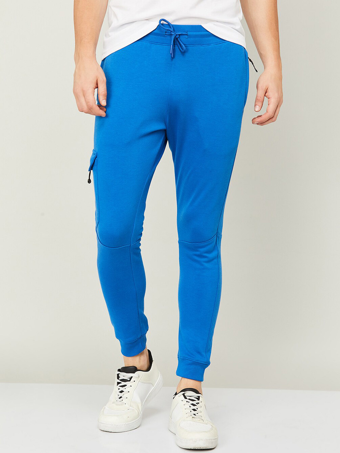

Fame Forever by Lifestyle Men Regular Fit Mid-Rise Cotton Joggers, Blue
