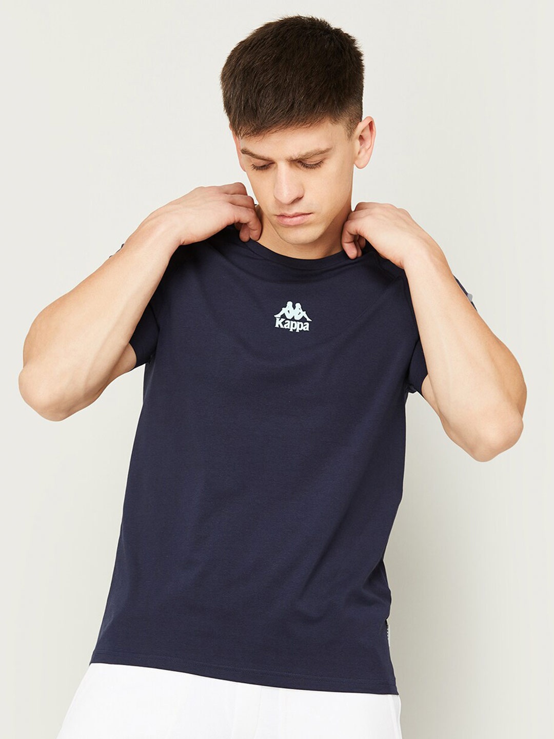 

Kappa Nautical Raglan Sleeves Cotton T-shirt, Navy blue