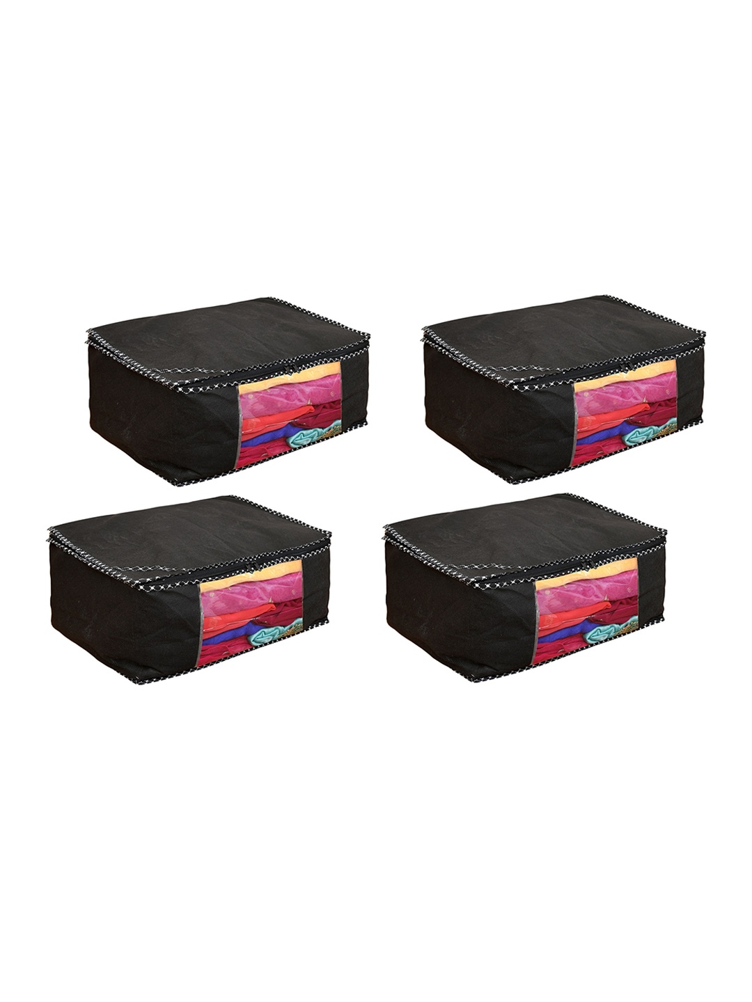 

Home Fresh Black 4-Pieces Saree Organisers