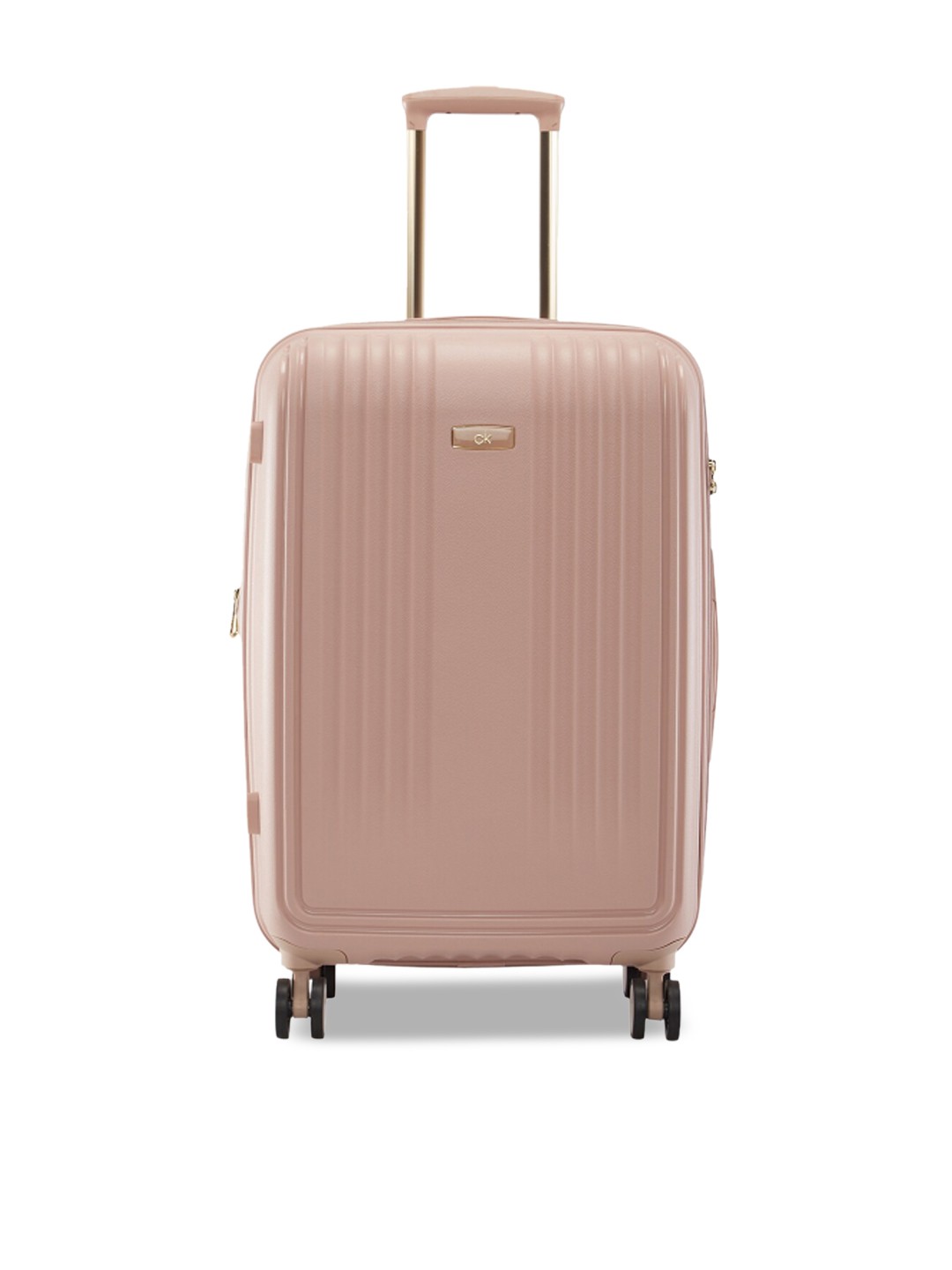 

Calvin Klein SUSTAIN Polypropylene Pp 5 Material Hard 24" Medium Size Trolley, Pink