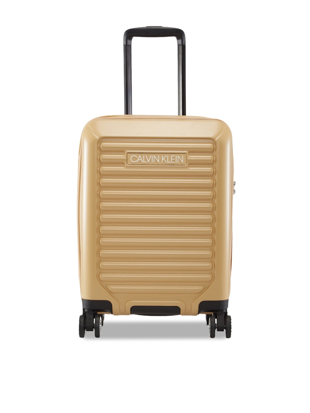 Calvin Klein ODYSSEY Textured Hard-Sided Cabin Trolley Bag, Gold