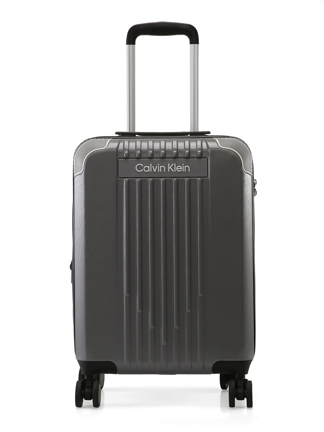 

Calvin Klein RELIANT Textured Cabin Trolley, Grey