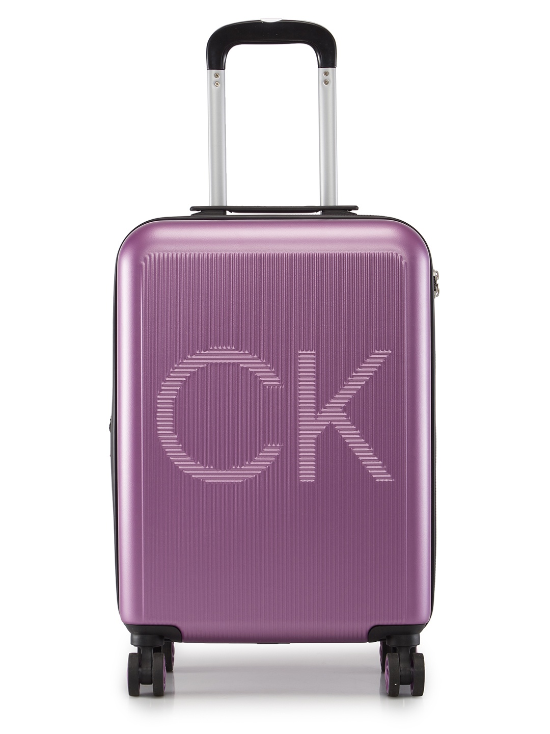 

Calvin Klein VISION Hard-Sided 360-Degree Rotation ABS Cabin Trolley Bag- 50 cm, Purple
