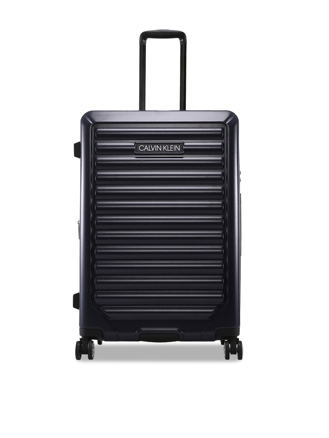 

Calvin Klein ODYSSEY Night Sky Textured Material Large Size Trolley Bag, Black