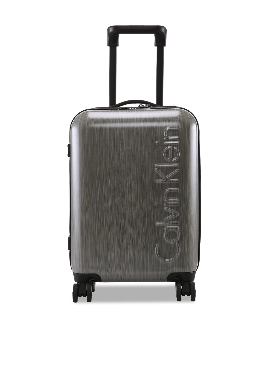 Calvin Klein SOUTHAMPTON Range Champagne 20" Cabin Hard Trolley Bag, Grey