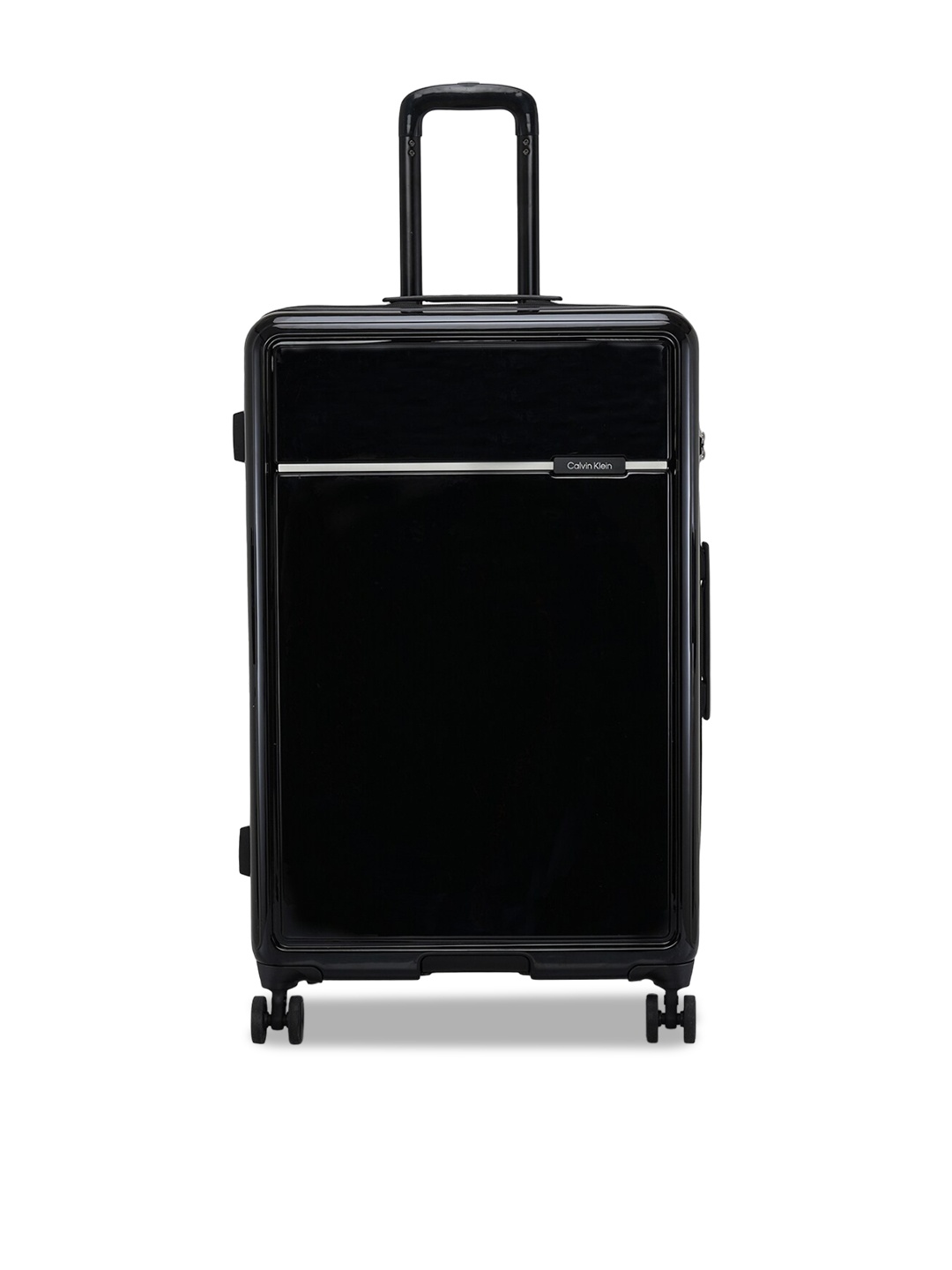 Calvin Klein RIDER ABS/PC FILM Material Hard 28" Large Trolley, Black