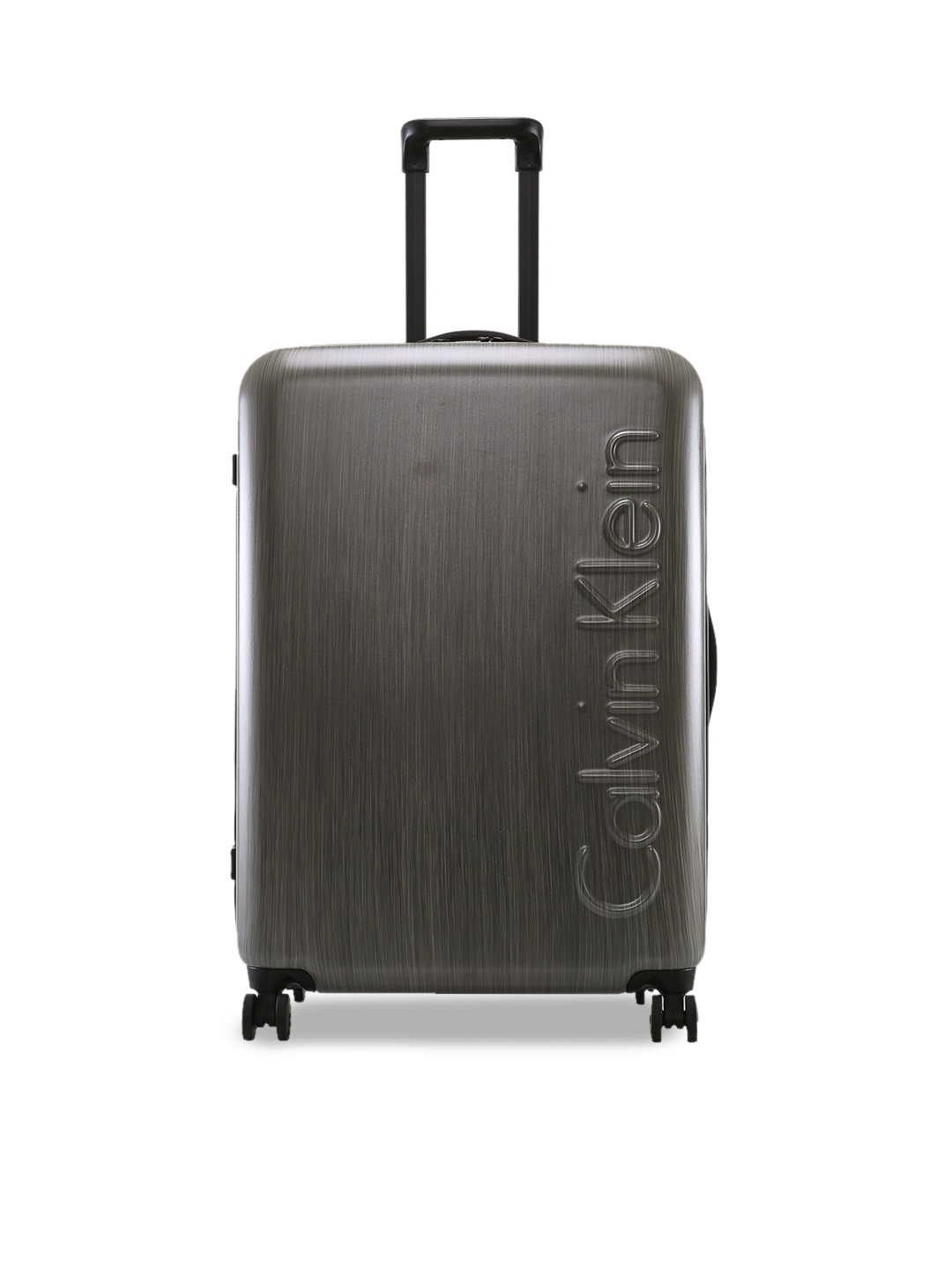 Calvin Klein SOUTHAMPTON Range Champagne 28" Large Hard Trolley Bag, Grey