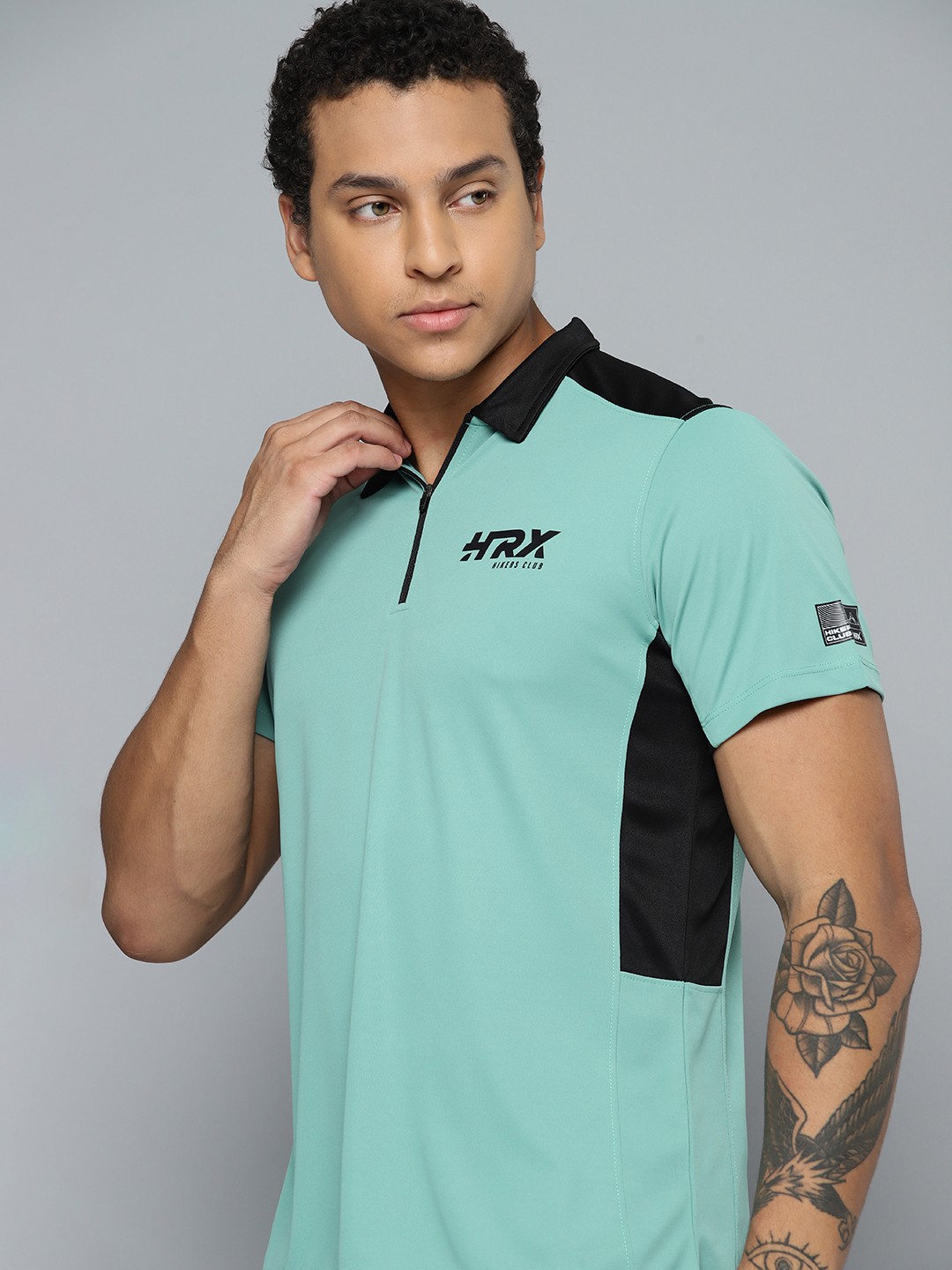 

HRX by Hrithik Roshan Men Rapid-Dry Outdoor T-shirt, Green
