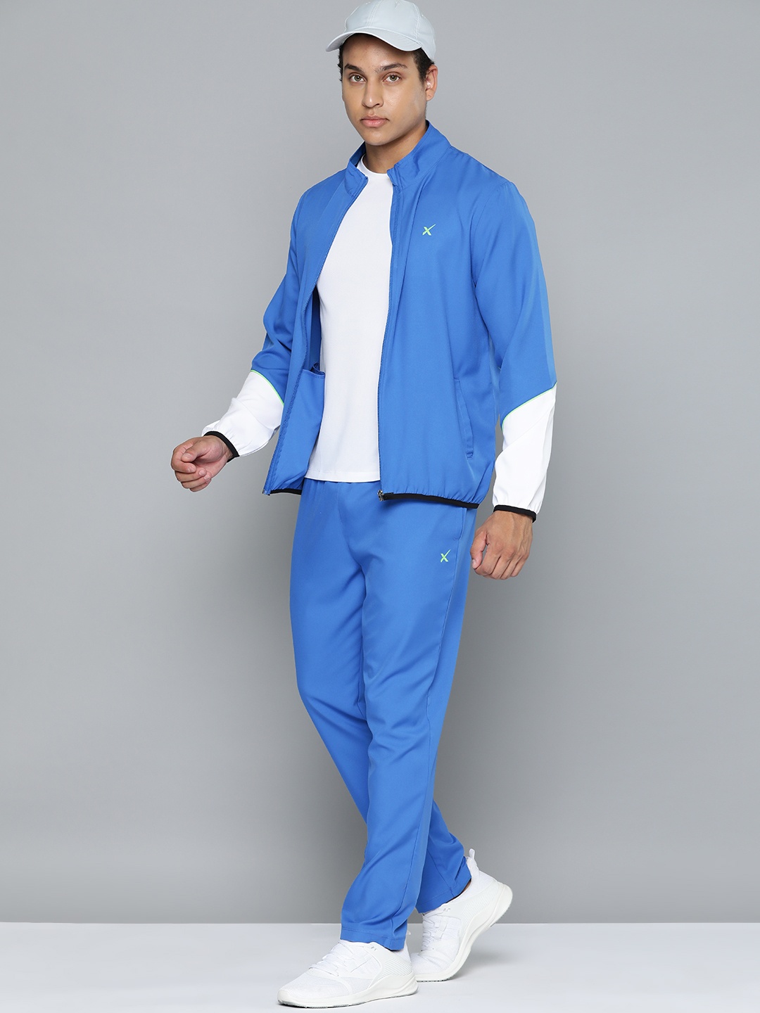 

HRX by Hrithik Roshan Men Solid Running Tracksuit, Blue