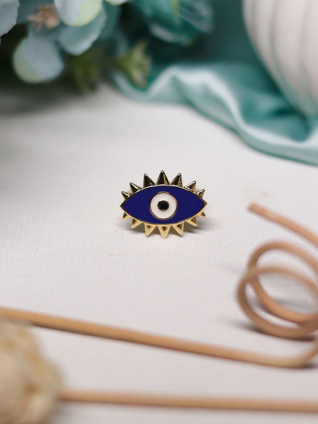 

Ishhaara Gold Plated Stereotypical Evil Eye Ring
