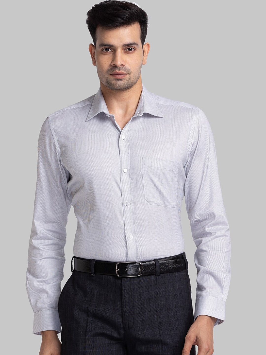 

Raymond Long Sleeves Pure Cotton Formal Shirt, White